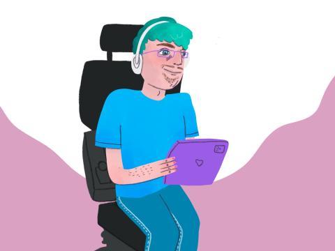 Mynd eftir listakonuna Öldu Lilju